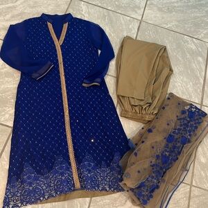 Pakistani dress 3 pieces